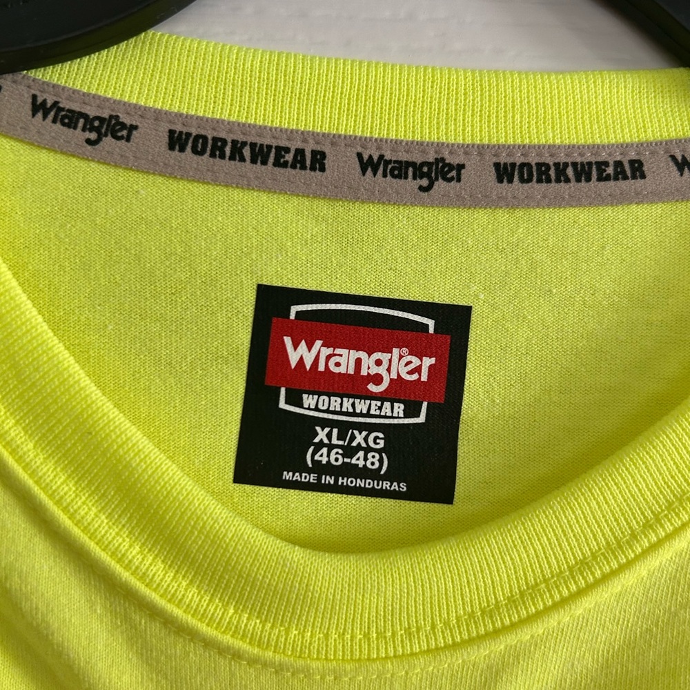 Wrangler Neon Yellow Tee